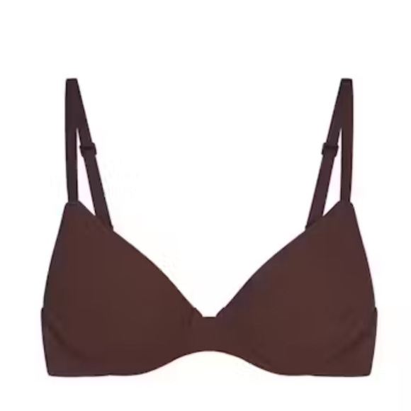 SKIMS Other - SKIMS Fits Everybody T shirt Bra, Size 36C, Cocoa, EEUC